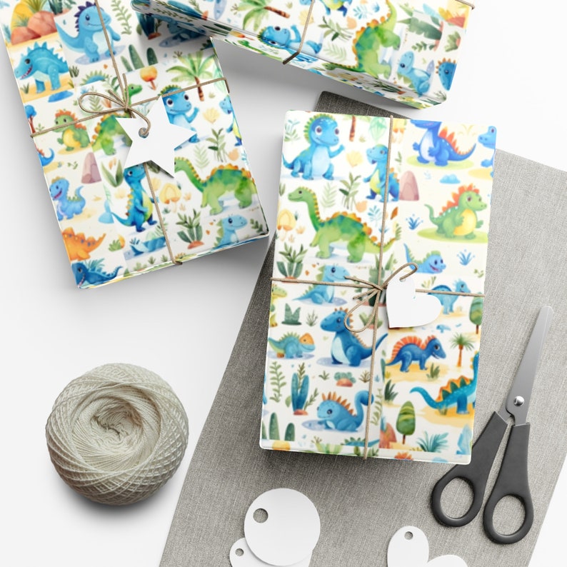 Dinosaur Wrapping Paper Luxury Gift Wrap Dinosaur Gift