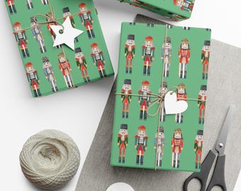 Christmas Nutcracker Gift Wrap: Festive Holiday Paper