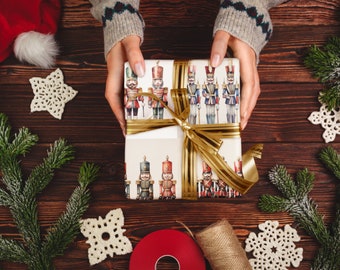 Nutcracker Gift Wrap: Festive Holiday Paper
