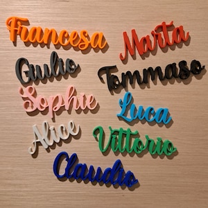 Placa con nombre para niños, Placa personalizada, Dormitorio para niños, Grabado de nombre, Regalo de nuevo nacimiento, Carta, Idea de regalo, Placa para puerta