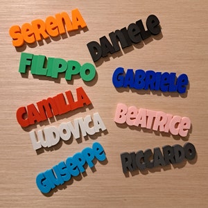 Placa con nombre para niños, Placa personalizada, Dormitorio para niños, Grabado de nombre, Regalo de nuevo nacimiento, Carta, Idea de regalo, Placa para puerta