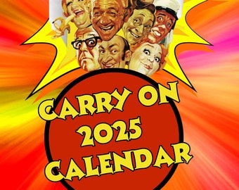 2025 Carry On A4 Size Wall Calendar - Planner