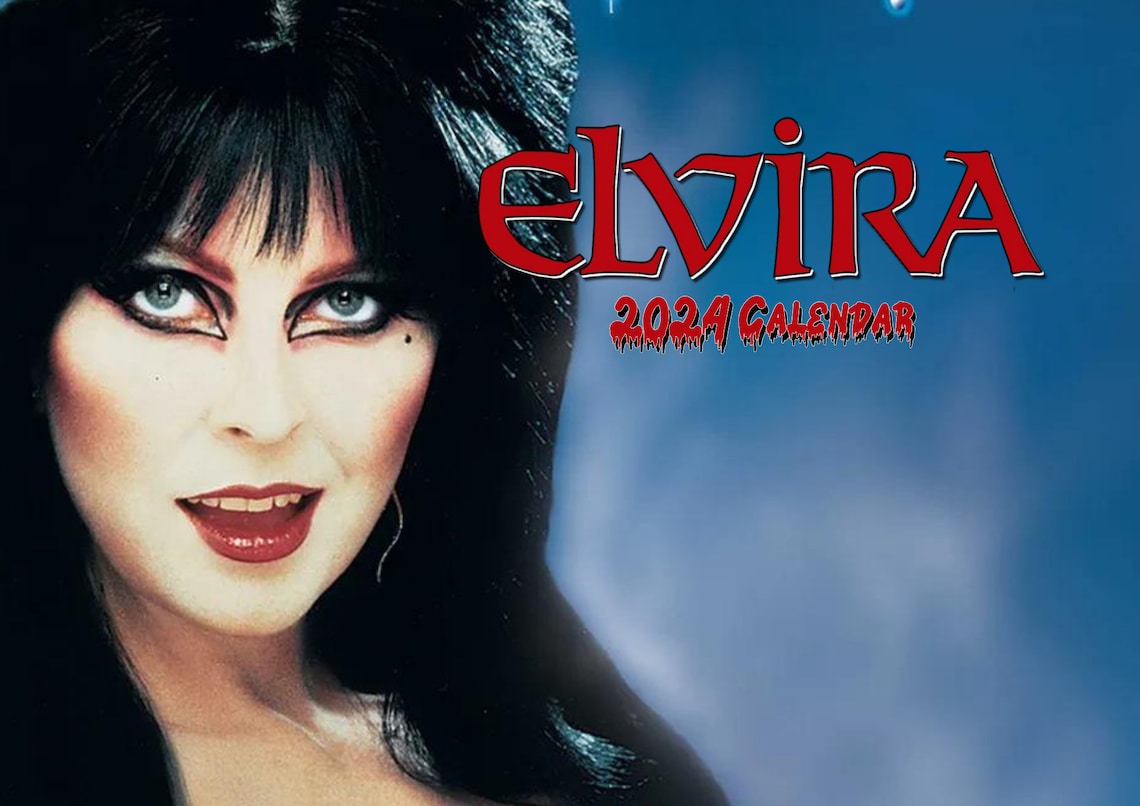Elvira 2024 Wall Calendar A4 Mon Start digital Download Etsy