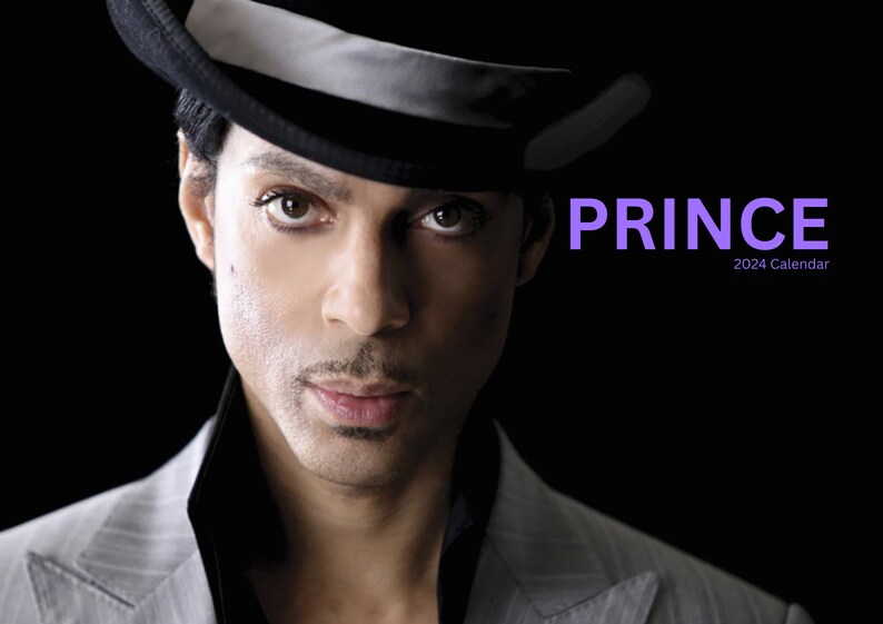 Prince 2025 Calendar digital Download Etsy