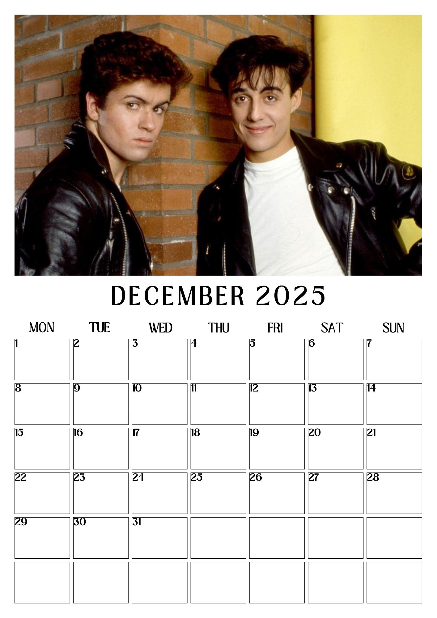 2025 Wham A4 Size Calendar Planner Etsy
