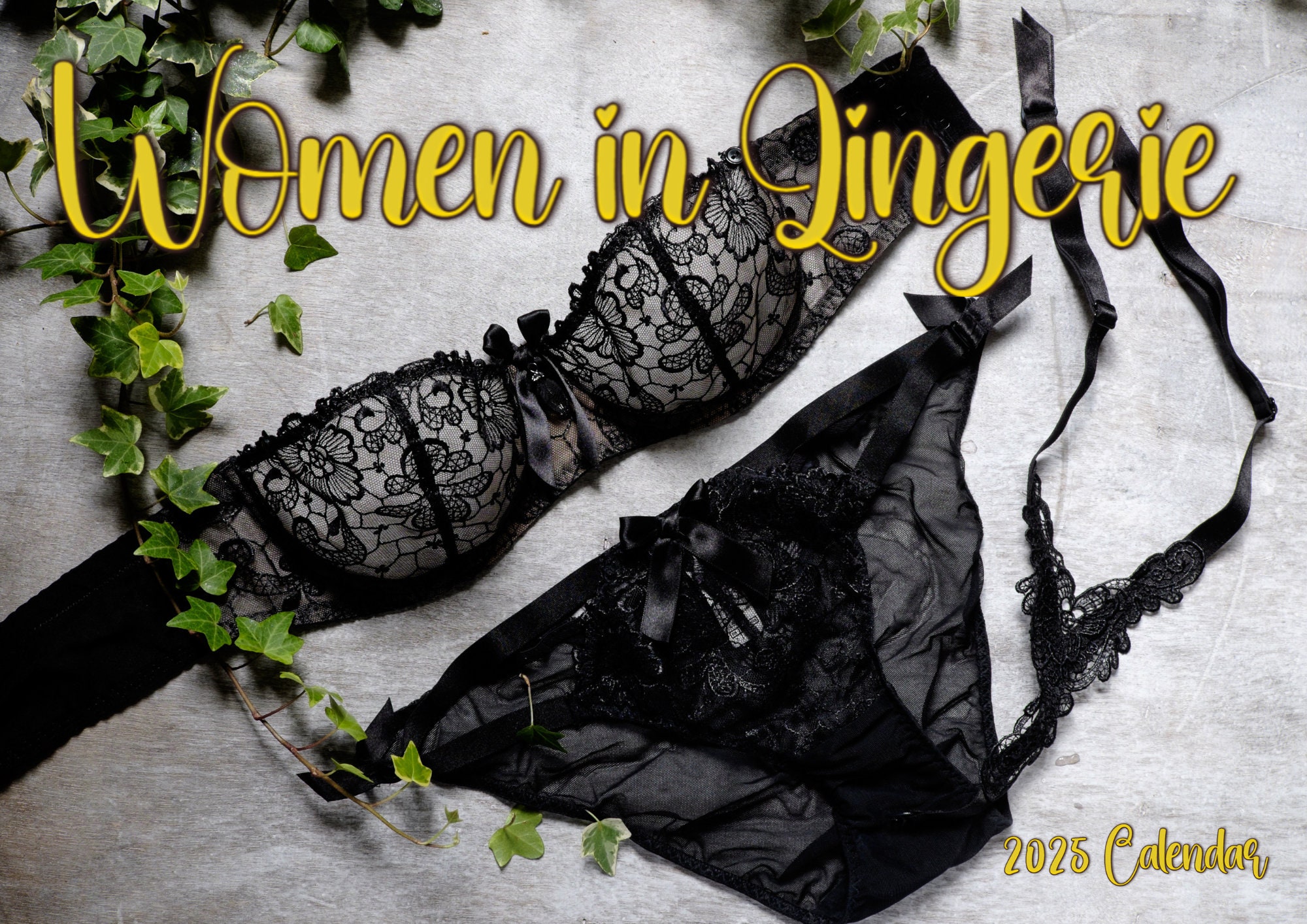 2025 Women In Lingerie A4 Size Wall Calendar Planner Etsy Il Fullxfull.6022232368 9hd8