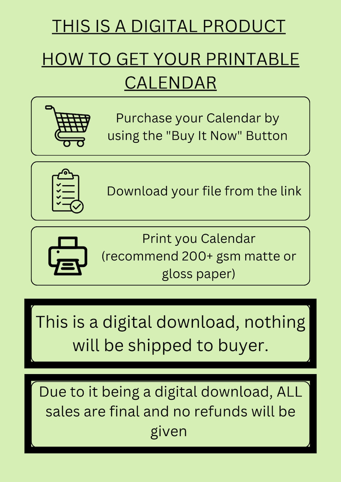 Elvira 2024 Wall Calendar A4 Mon Start digital Download Etsy