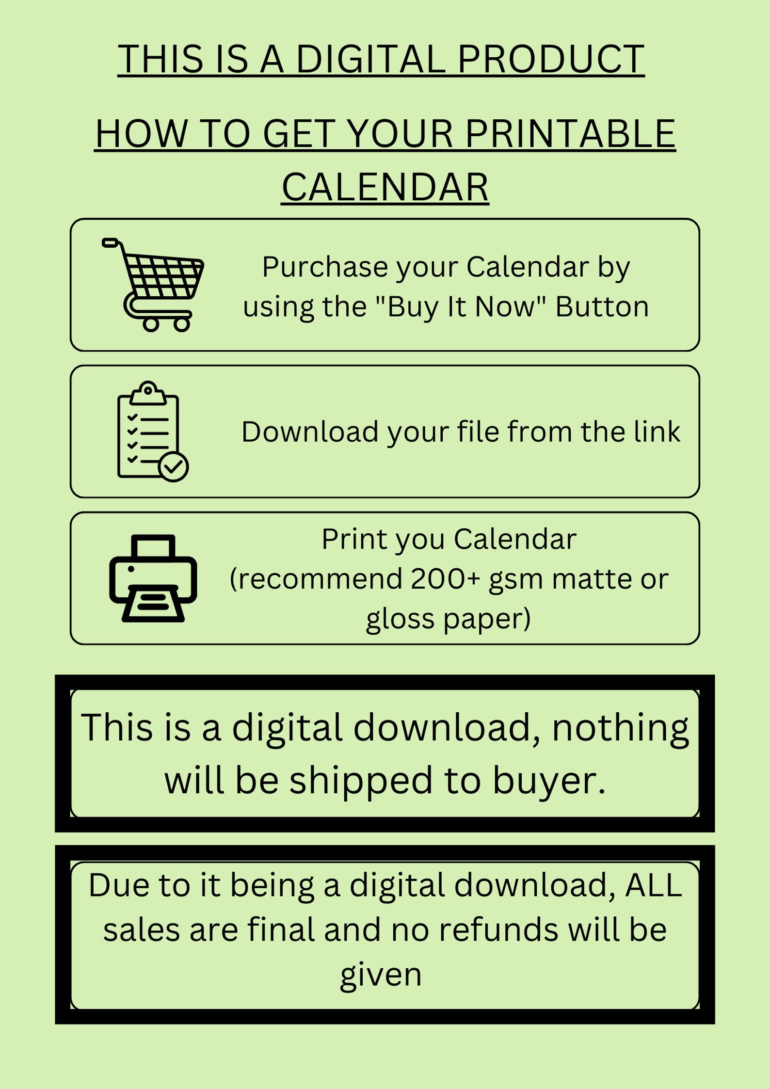 Elvira 2024 Wall Calendar A4 Mon Start digital Download Etsy
