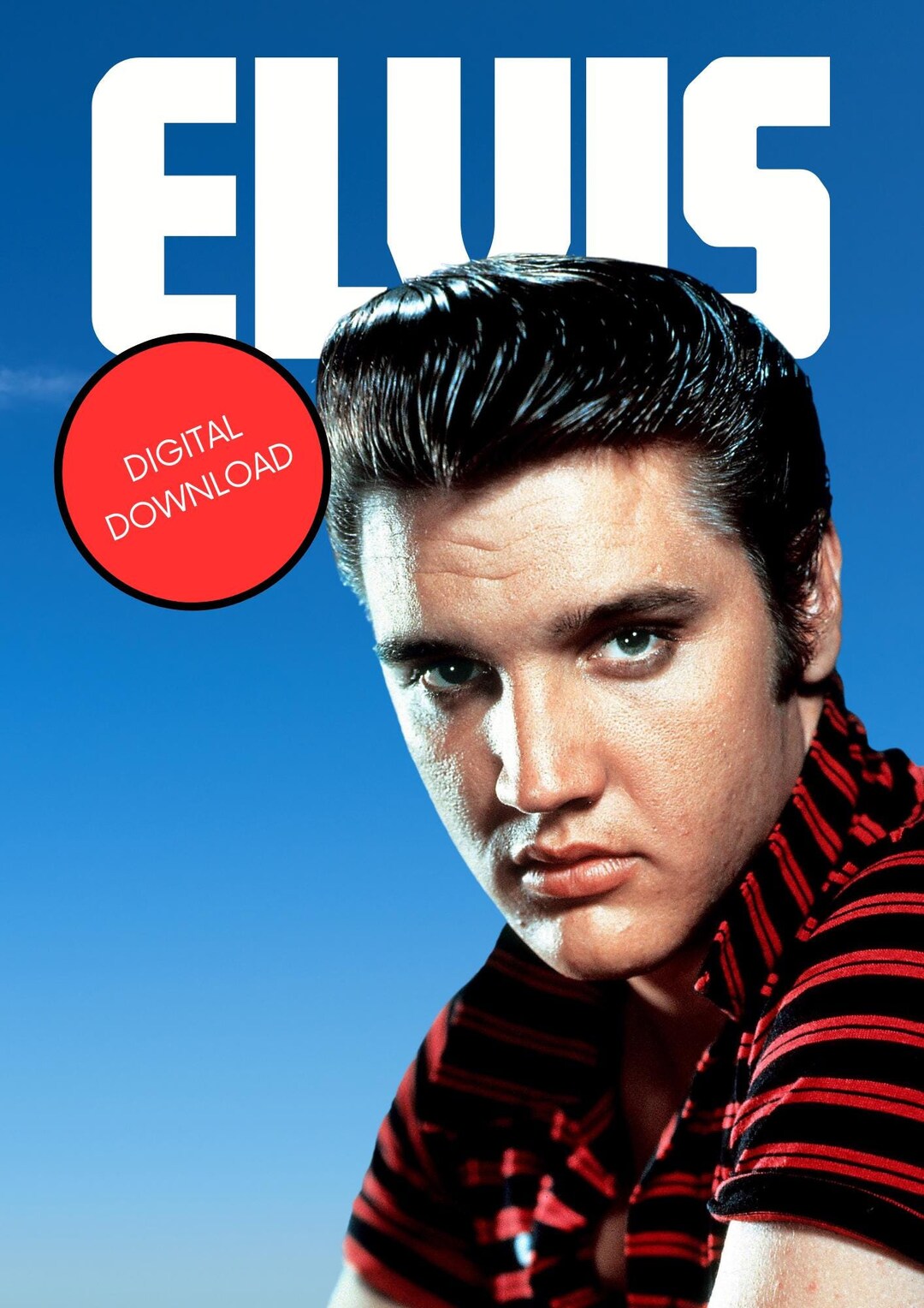 2025 Elvis Calendar A4 Etsy