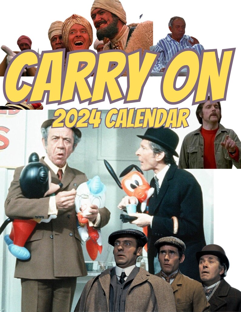 Carry on 2024 Calendar V2 digital Download Etsy Australia