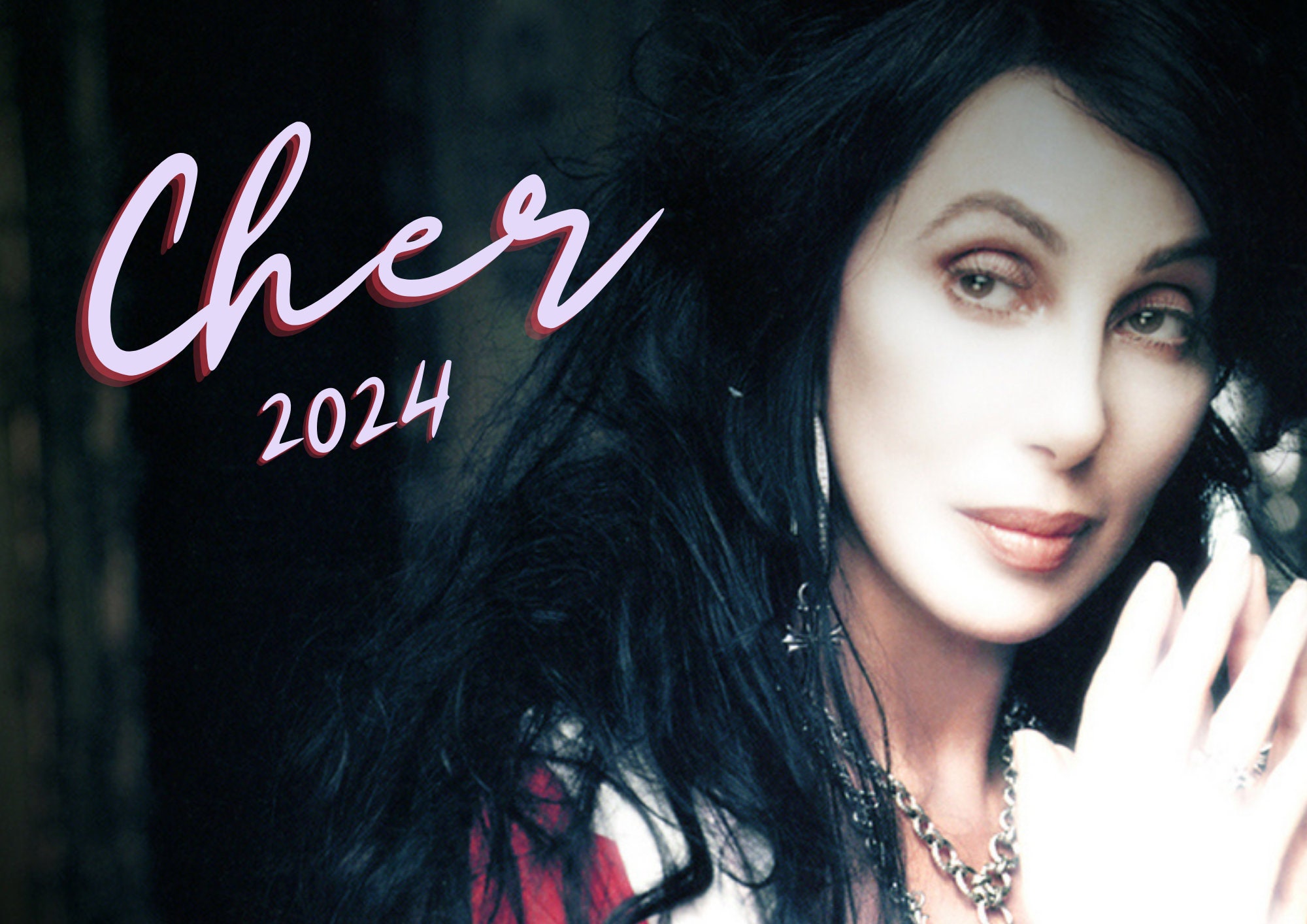 Cher in Costume 2025 Wall Calendar A4 Mon Start digital Download Etsy