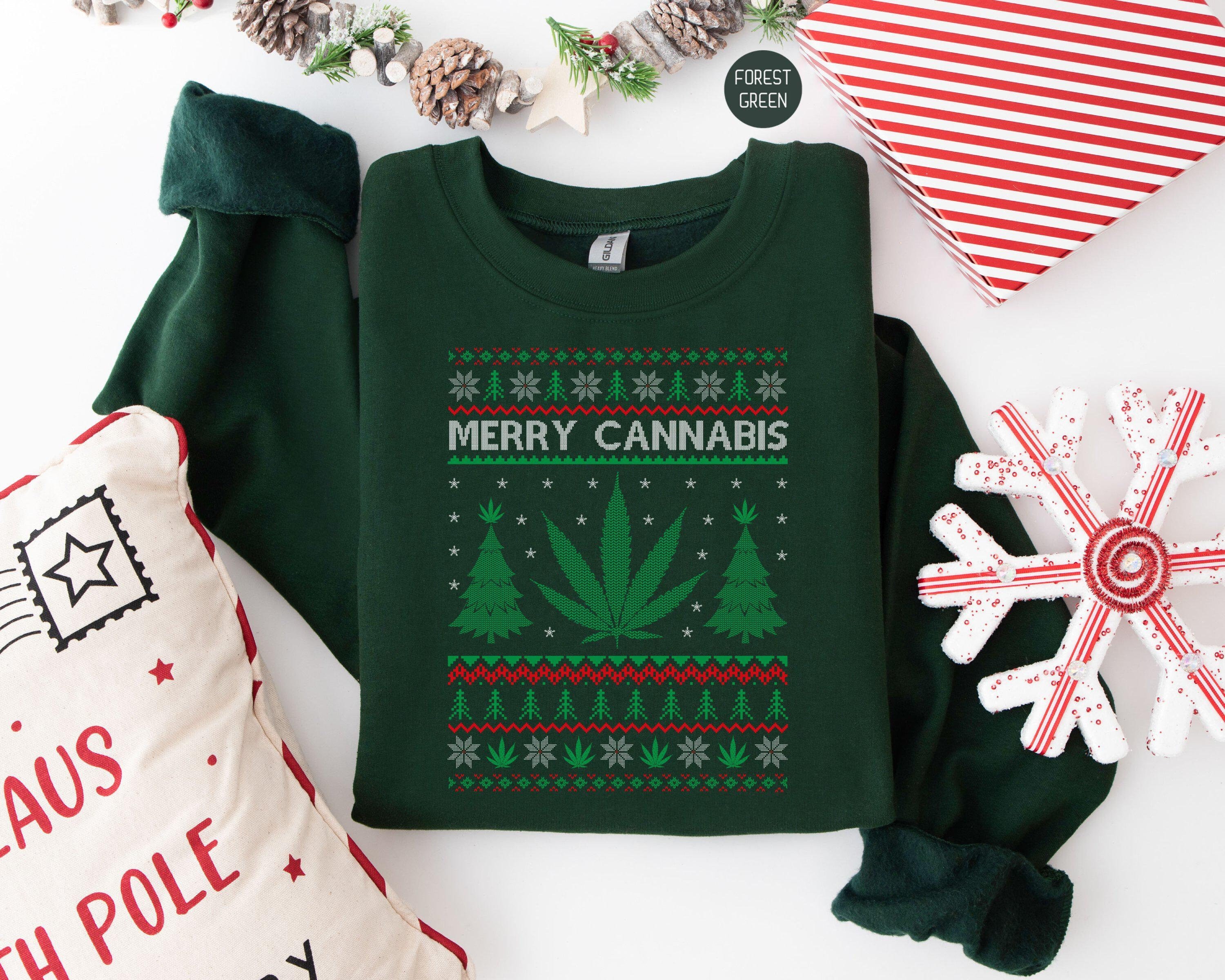 Weed Ugly Christmas