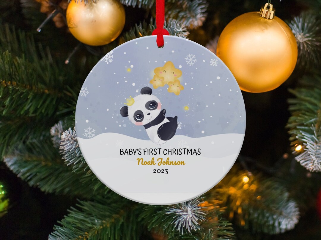 Personalize Baby's 1st Christmas Ornament Baby's 1st - Etsy UK