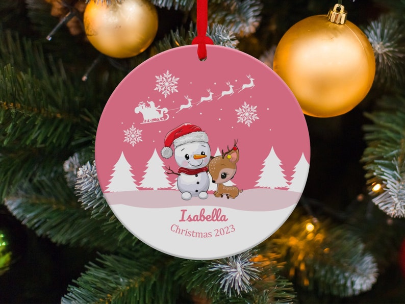 Personalize Baby's 1st Christmas Ornament First Christmas Etsy UK