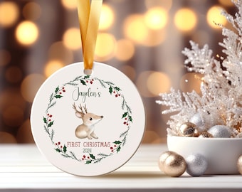 Personalized Baby's First Christmas Ornament, Keepsake Gift