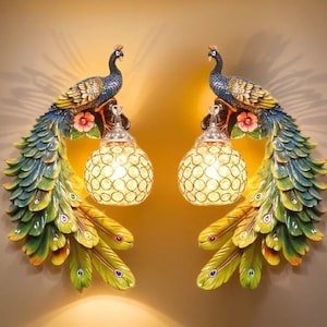 TFCFL Antique Peahen Wall Lamp, Exterior Wall Lantern Waterproof 並行輸入品 TFCFL Antique Indoor \u0026 Outdoor Wall Light Fixtures Exterior