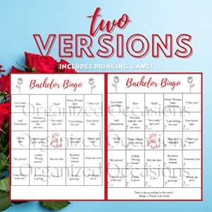 Bachelor Bingo Card, ABC, Bachelorette, Descarga Digital, Bachelor Watch Party, Descarga Instantánea, Bachelor Nation