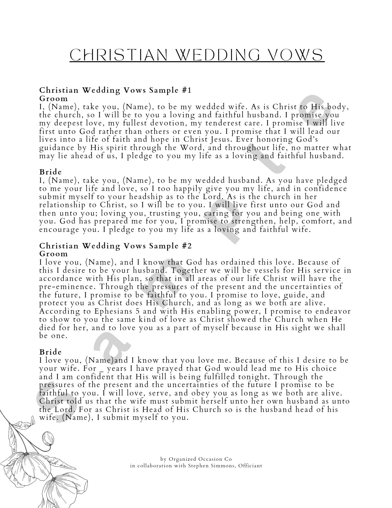 Bride sample wedding vows | Honestweddingadvice.com Bride sample wedding vows | Honestweddingadvice.com