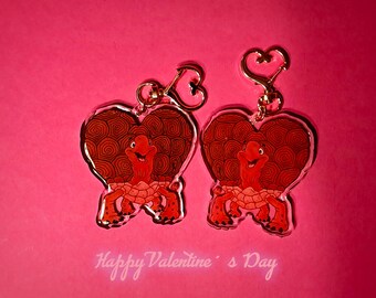 Valentines Day Charm: Turtle + Postcard Print