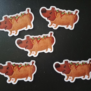 Hot Dog - Vinyl Sticker