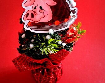 Furry Style Christmas Magnets: Christmas Ham + Postcard Print
