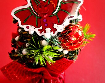 Furry Style Christmas Magnets: Christmas GingerBAT + Postcard Print