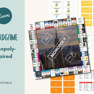 Printable Monopoly-Inspired Board Game | DIY Cut & Play Family Game