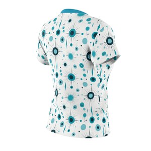 Mid-century Modern, 1950s 1960s Style Retro Women's Polyester Shirt ...