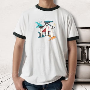 Camiseta con diseño de Atomic Dogs, estilo retro, estilo vintage de MCM, camiseta gráfica de los años 90, regalo para amantes del estilo retro, camiseta gráfica unisex