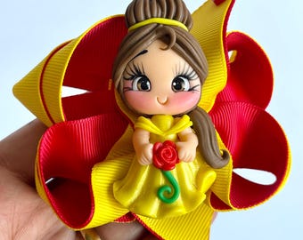 Lazo de princesa / Pinza para el cabello de belleza / Diadema de princesa / Lazos de muñeca / El mejor regalo / Disfraz de princesa - Inspirado en la princesa Disney.