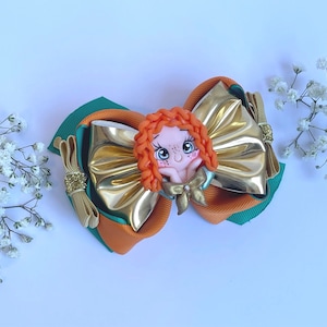 Fascia per capelli Brave Heart - Fascia per capelli da principessa - Fascia per capelli da principessa - Fascia fatta a mano - Fascia per capelli da bambola - Fiocco Brave.