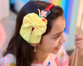 Diademas de princesa premium / Regalos de amistad / Fiesta de cumpleaños / Corona de princesa / Accesorios para el cabello / Lazo para niñas pequeñas / Regalo para niños / Lazo de niña con manzana