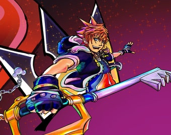 Sora from Kingdom Hearts Keychain