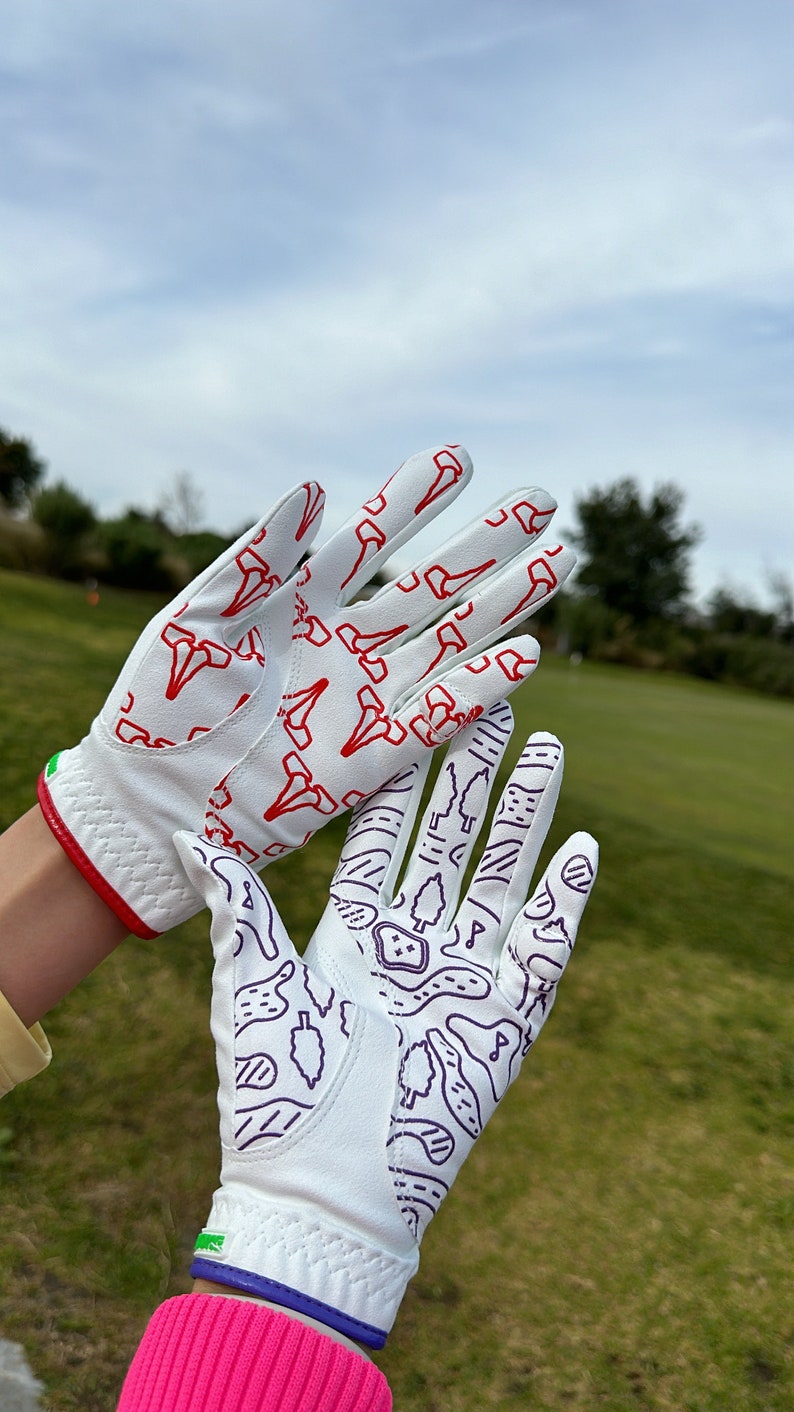 Left Handed Golf Glove, sports gloves, men golf gloves, golf accessory, golf lover gift, golf birdie gift image 8