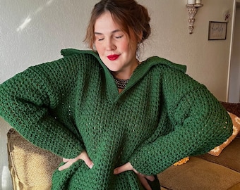Crochet jumper polo