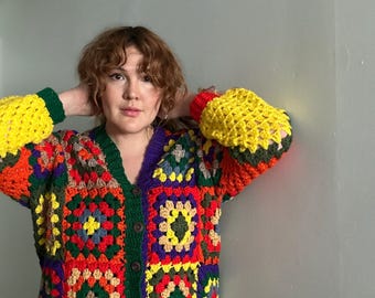 Granny’s square cardigan