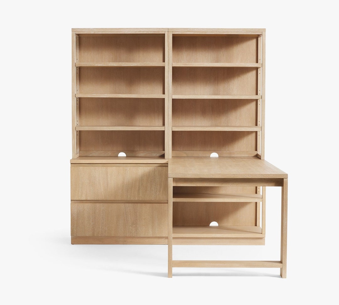 Peninsula Desk & Bookcase Suite Etsy