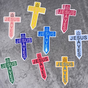 Jesus Saves Stickers