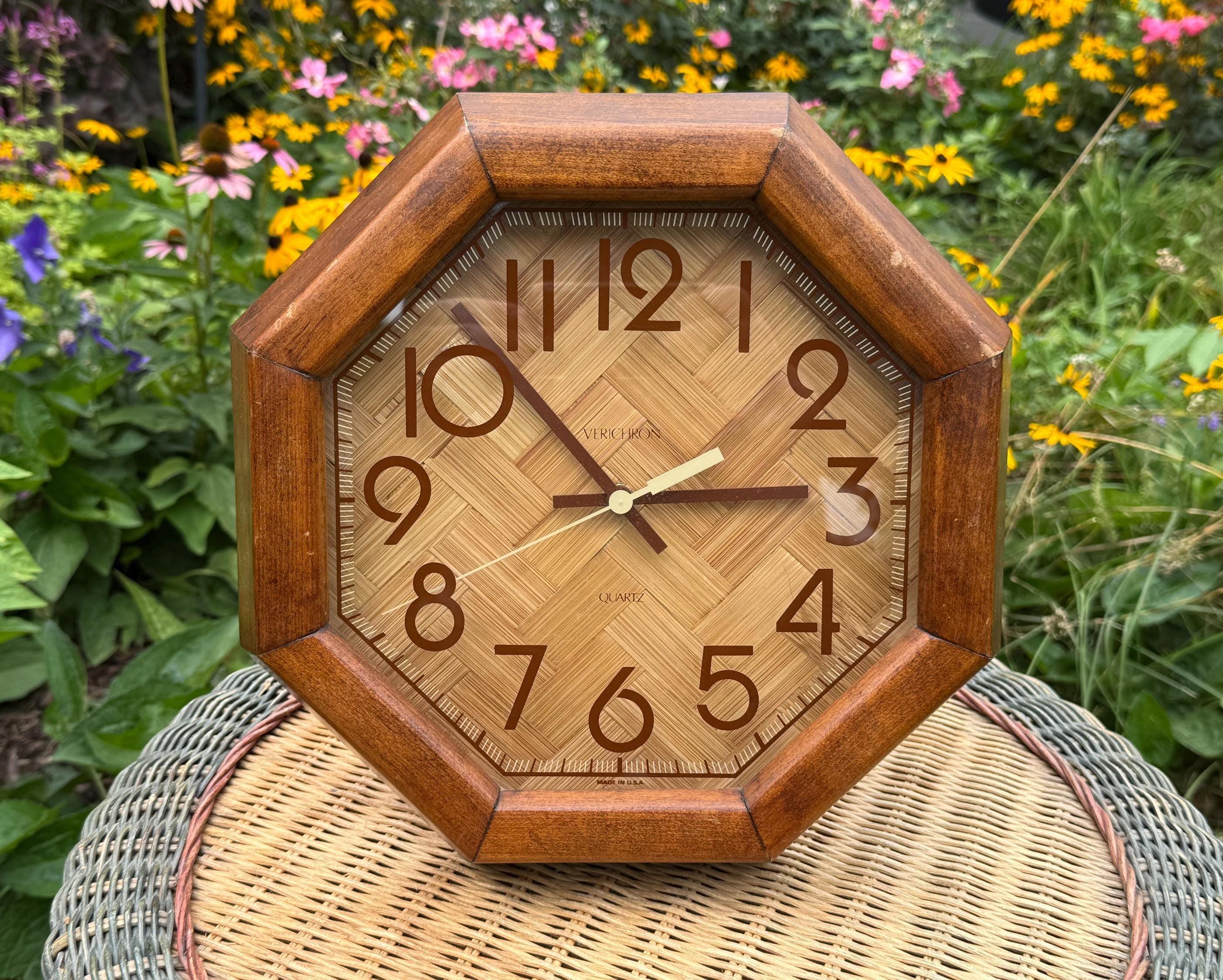 80s Wall Clock - Etsy