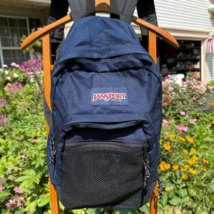 Jansport Backpack 90s Jansport Blue Backpack - Etsy