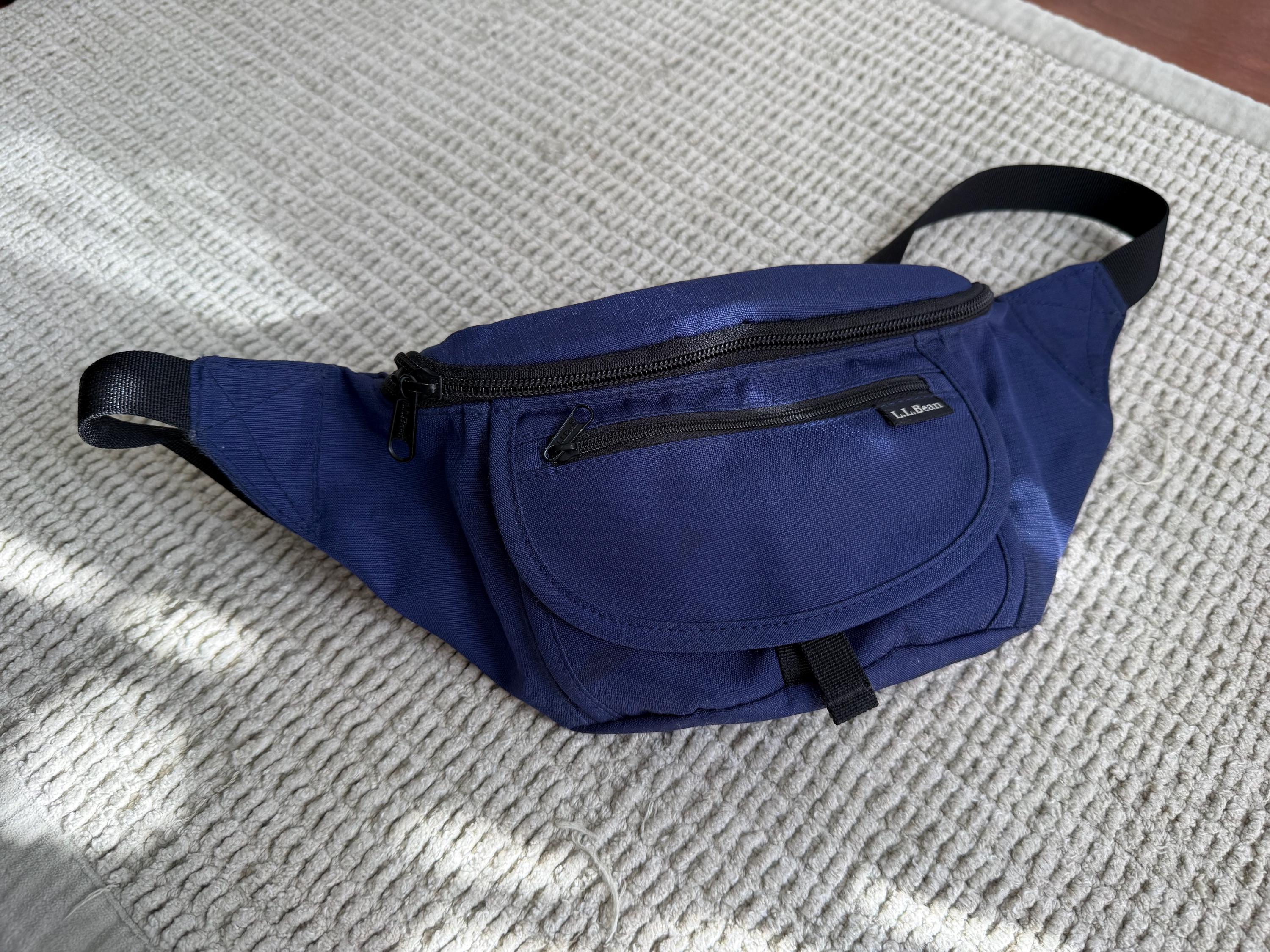 Vintage 90s L.L. Bean Fanny pack Blue Waist Bag L.L. Bean 90s Waist Bags & Fanny Packs for Women | Mercari main image 4