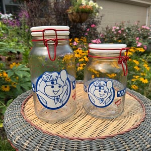 Pillsbury Doughboy Canister Set - Etsy