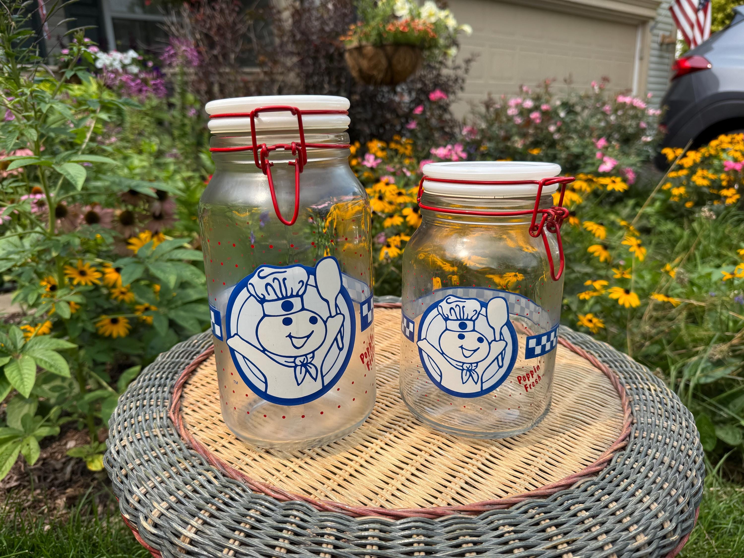 Pillsbury Doughboy Canister Set - Etsy