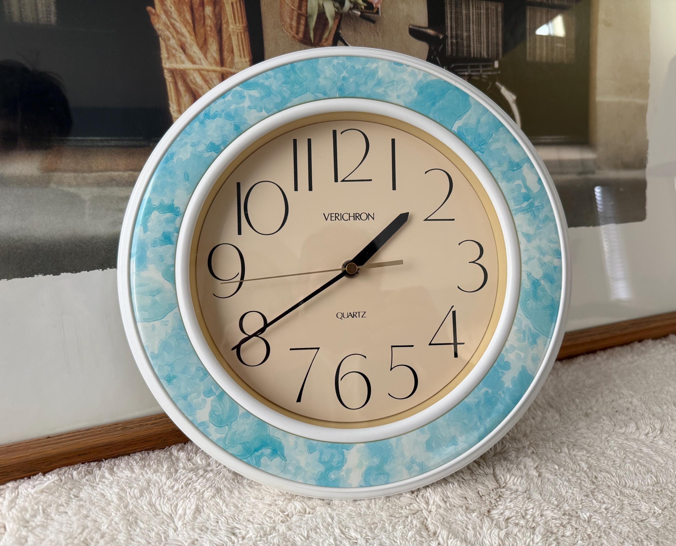 80s Wall Clock - Etsy