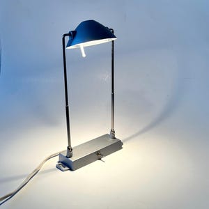 Vintage IKEA Adjustable Desk Lamp | Minimalist Industrial Metal Light | Modern Task Lamp | Silver Retro Lighting | Scandinavian Design