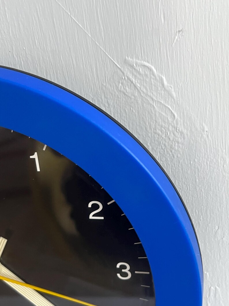 1980s Memphis Design Wall Clock - Etsy