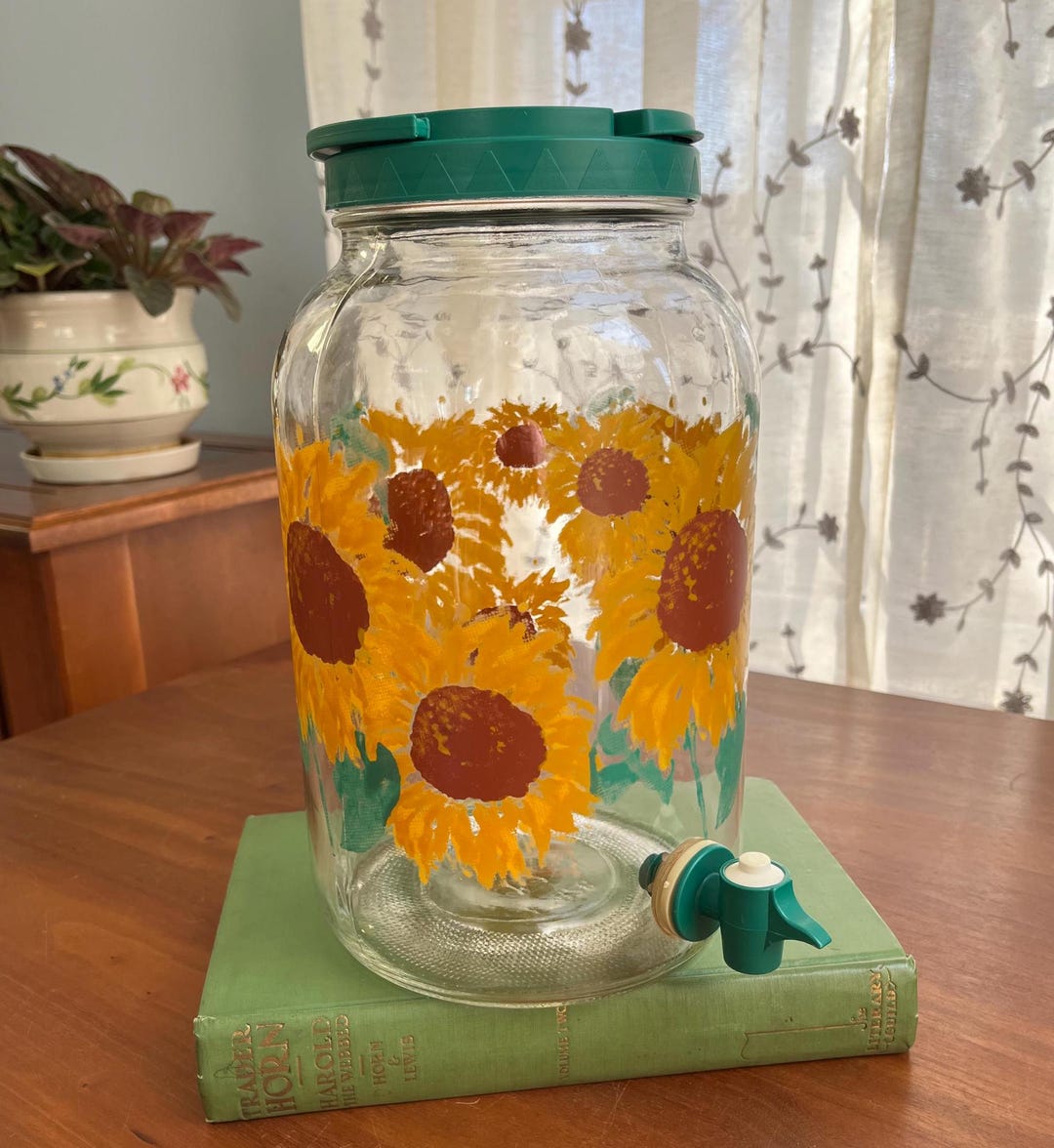 Vintage Solar Tea Jar ガラス瓶