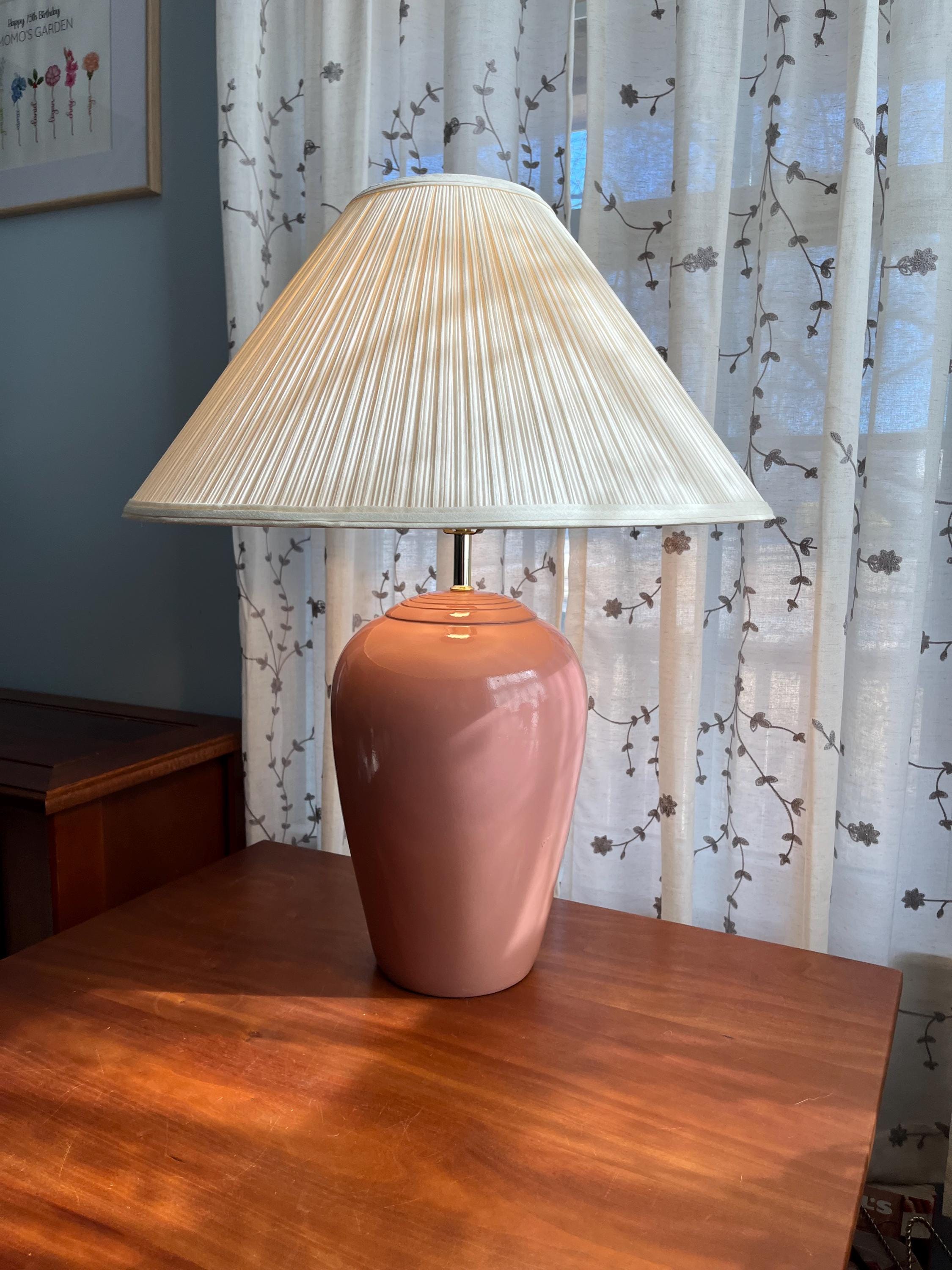 Vintage 80's Postmodern, Dusty Pink, Ceramic, 3-way, Alsy Table