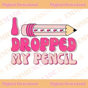 I dropped my pencil SVG PNG | Jonas Brothers Svg Png | Jonas Brothers Love Bug Song Svg Png | Joe Jonas Svg Png | Jonas Brother Inspired Png