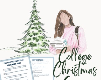 Chaotic Christmas Scavenger Hunt| College Drinking Game - Christmas Addition | PDF
